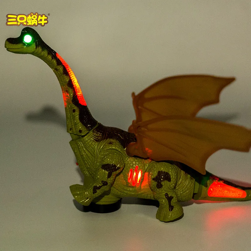 Electric universal long-necked dragon  wing with light music Dinosaure Toy
