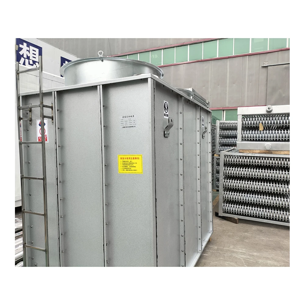 Hot Sale large evaporative condenser industrial heat exchanger Cooling Water Towers temperature control Copper Tube