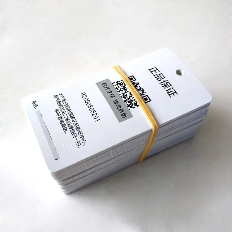 Индивидуальная печать продукта качество Сертификат карты экологически чистые подвесные бирки гарантия бумажные бирки для одежды индивидуальный OEM