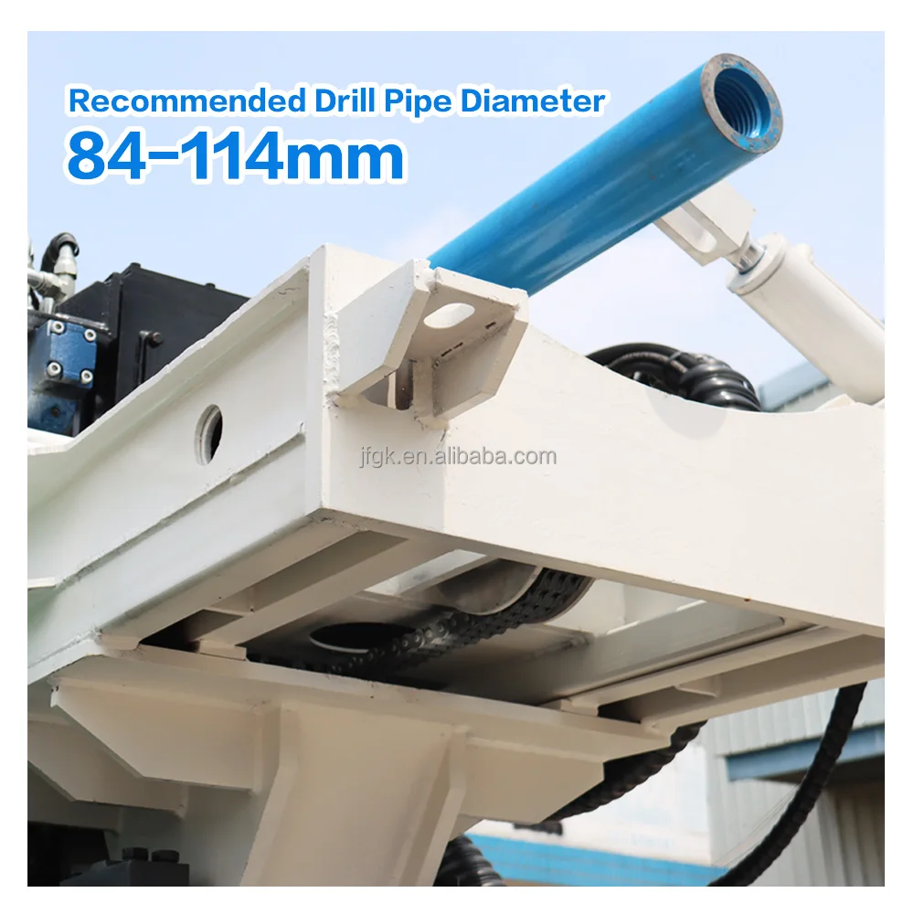 new deep crawler mounted DTH air mine borehole 400m depth drilling water well rig for sale