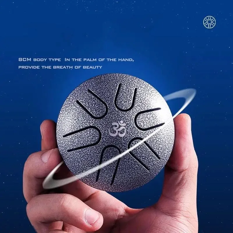 wholesale Mini Music Instrument Percussion 3 Inch 6 Notes Ethereal Drum Steel Tongue Drum