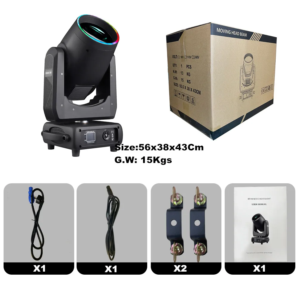 20R Prism King Dj Equipment 380w Sharpy Beam Moving Head Light Luces Lyre r w For Stage