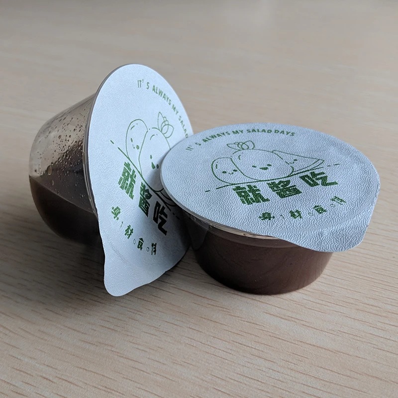 Turntable New Made Automatic Small Cup Sauce Honey Shrimp Sauce Barbecue Sauce Filling Sealing Machine