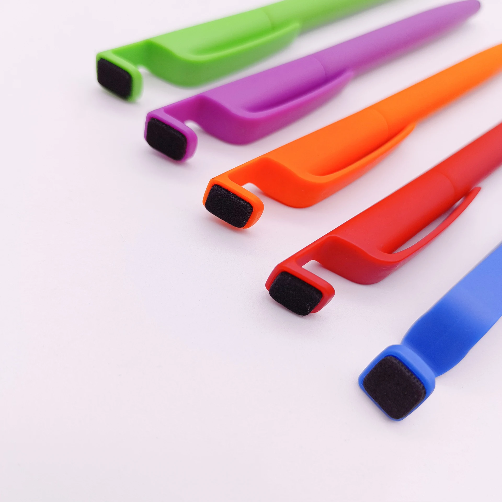 Colorful Capacitive Touch Screen Pen For Ipad And Mobile Phone Multifunction Phone Holder Plastic Pen Promotion