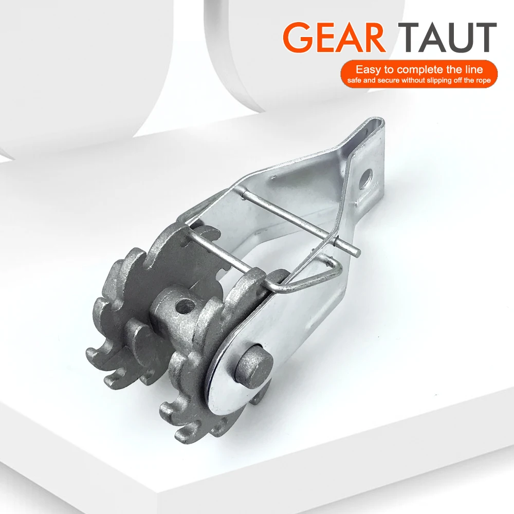 Инструмент для ремонта стального устройства самоблокирующийся натяжитель троса Оцинкованное затягивающее устройство провода