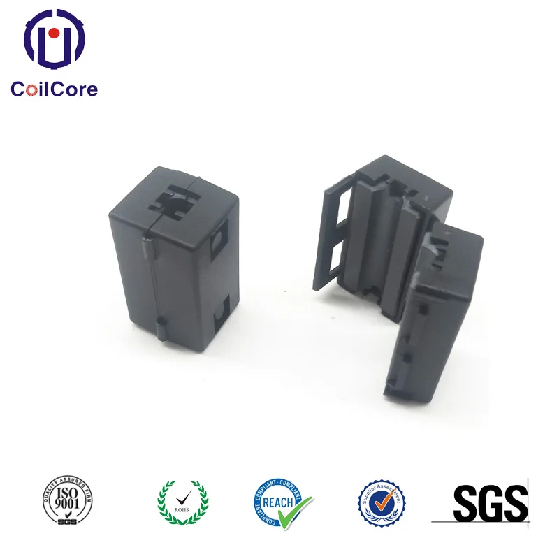 UF65 Dataline Noise Filter Hing Type Ferrite Clip Clamp Cable Magnetic Clip On Core