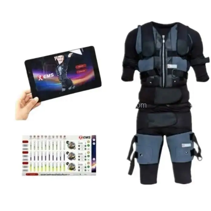 Wholesale silicone full body Gym wireless ems trainer training Body Sculpting Machine fitness suit ems training suits Xbody ems