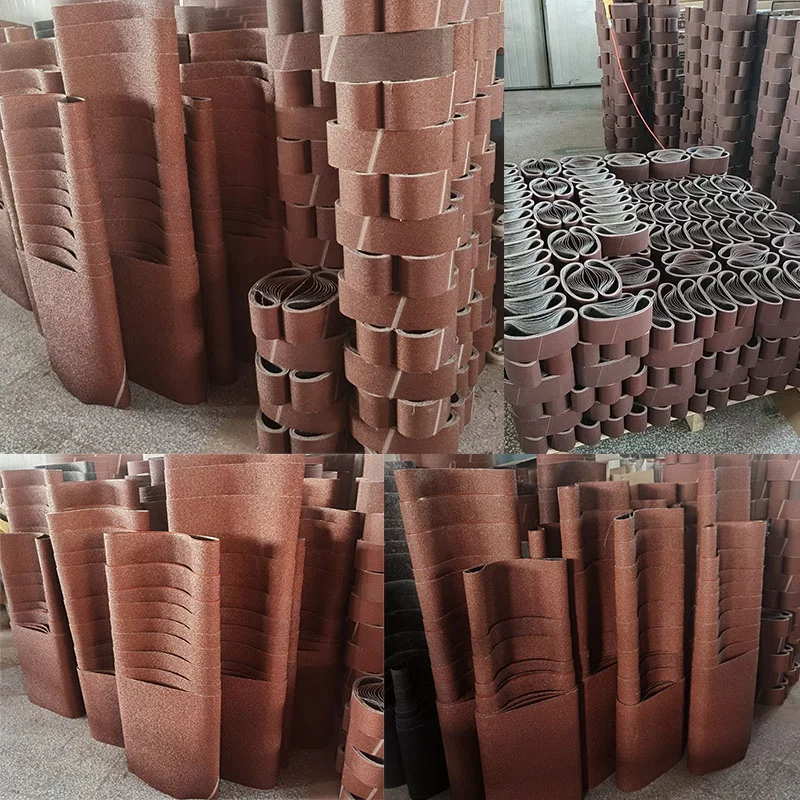 Sanding tape 610x100mm hard cloth based alumina abrasive GXK51-P metal wood sandpaper tape
