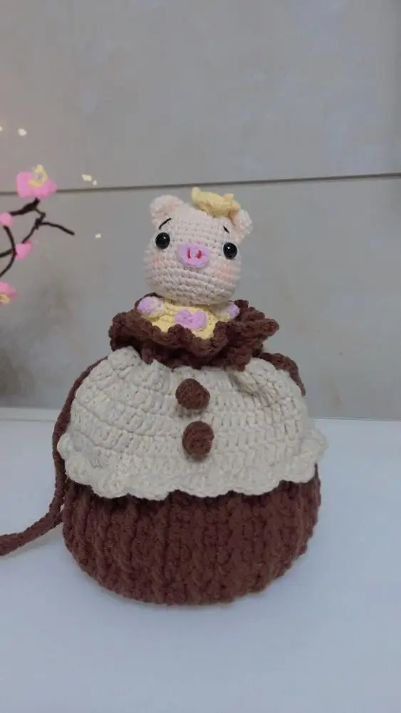 CE/ASTM 2024 Soft Stuffed Toys Crochet Toys Handmade Amigurumi Dolls Crochet Cute Girl For Children Gift