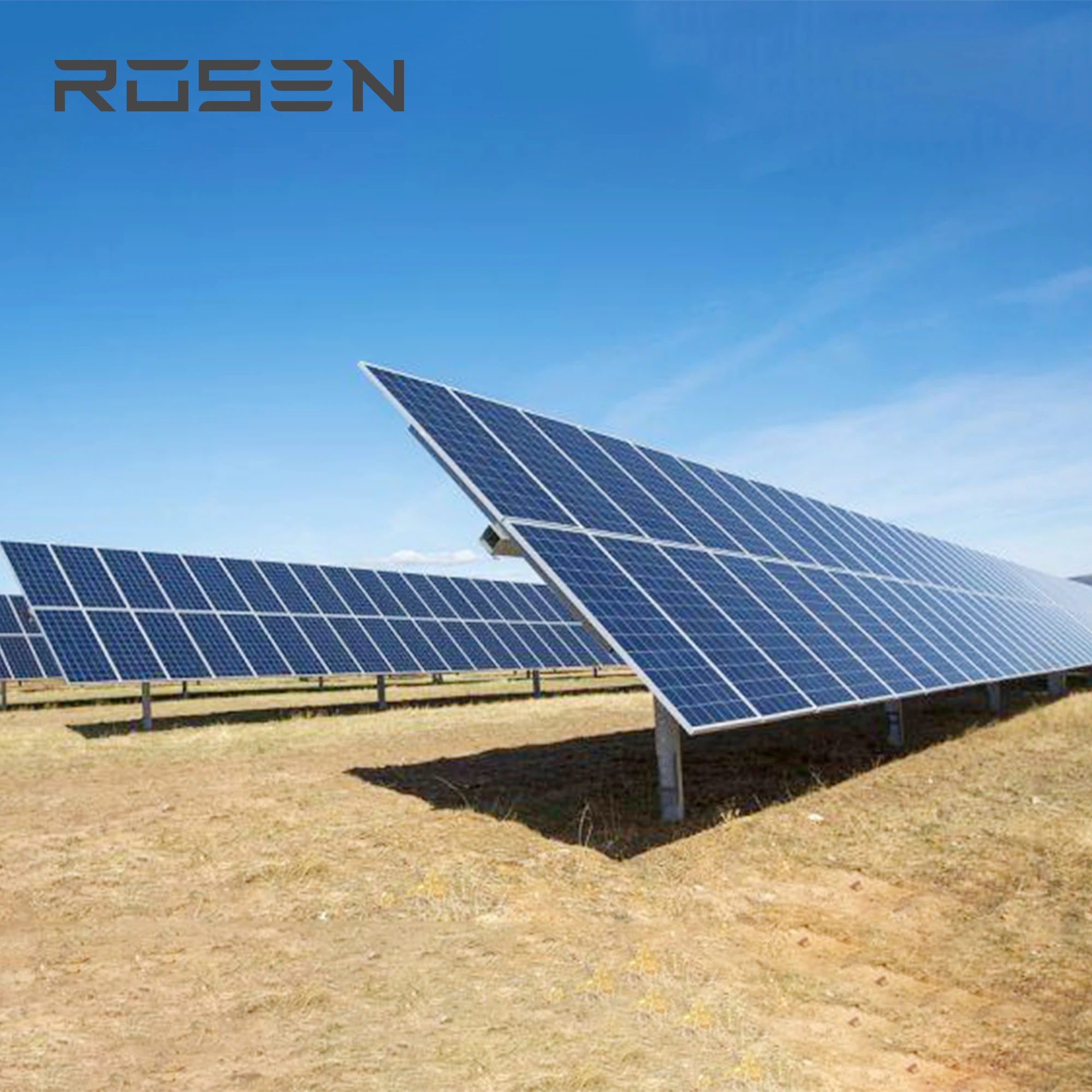 Rosen BESS 200KWH lithium battery energy storage system in outdoor cabinet with 100KW hybrid inverter