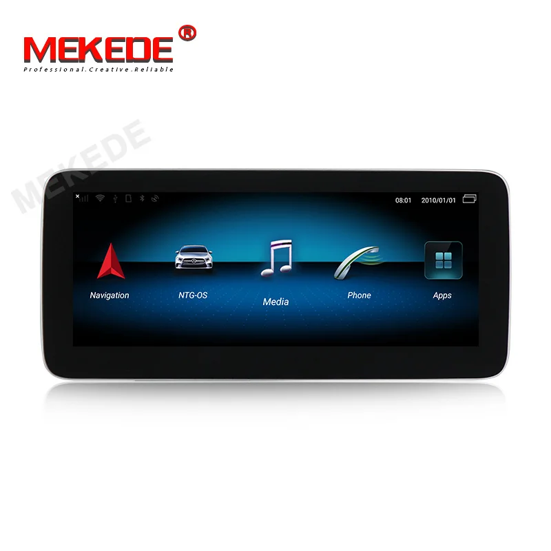 MEKEDE 4Core Android9.0 2+16G full screen car radio dvd gps for Benz A CLASS W176 2013-2015 NTG4.5 Car Stereo Multimedia System