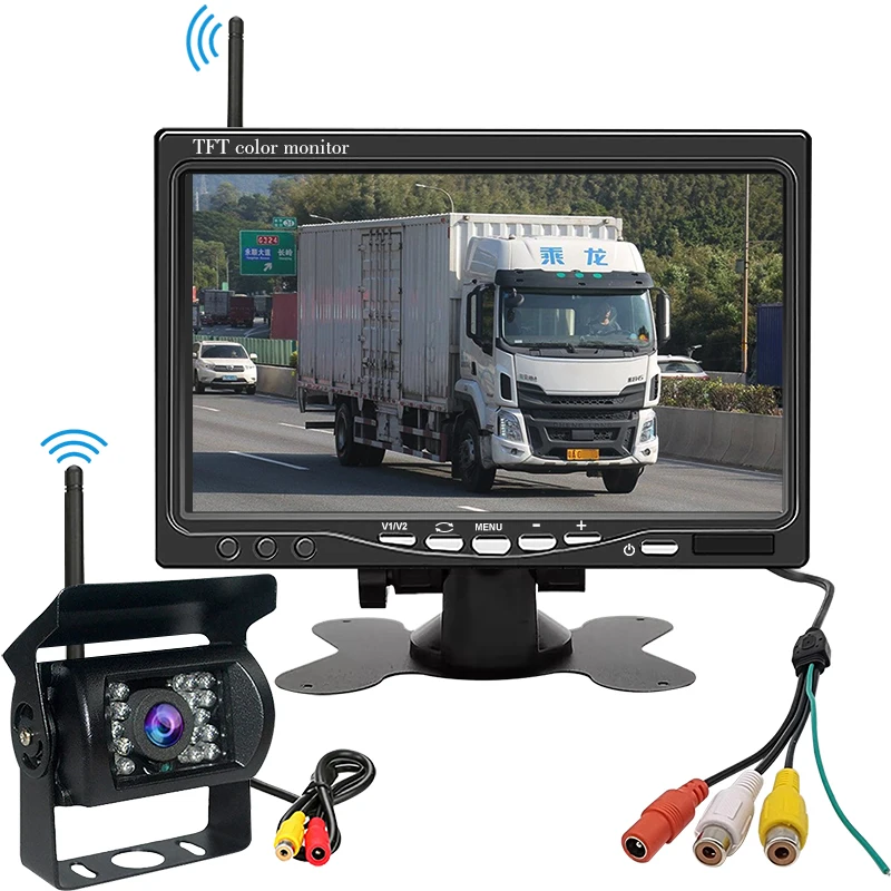 7 inch wireless desktop display car dashboard lcd screen car monitor