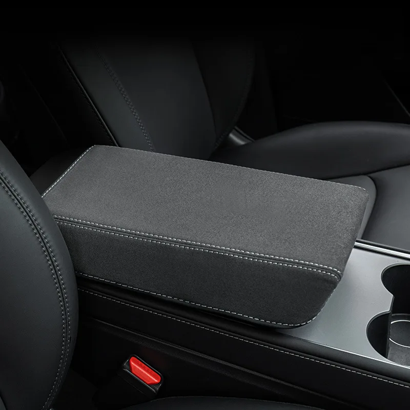 Wholesale Center Console Cover Arm Rest Covering ABS Car Central Armrest Box Protective Cover for Tesla Model 3 Mode Y