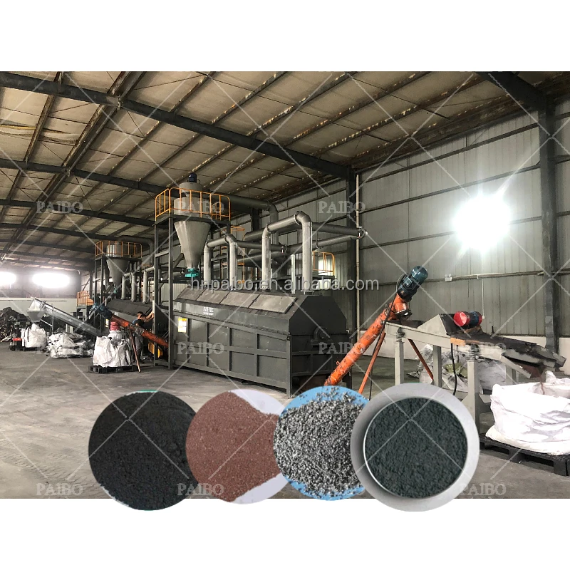 130KW Li-ion Battery Recycling Machinery Provided Car Engine Oil Recycling Machine Aluminum Composite Panel Recycling Machine