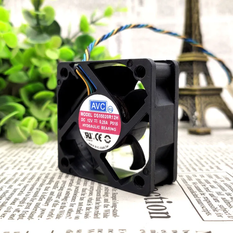 5020 Fan Dc 12v High Cfm Fan 4wire Pwm Blower Cooling Fan Ds05020r12h