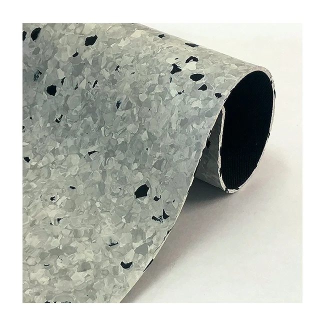 Conductive ESD PVC Tile Antistatic Homogeneous Vinyl Floor For Clean Room Electronics Factory