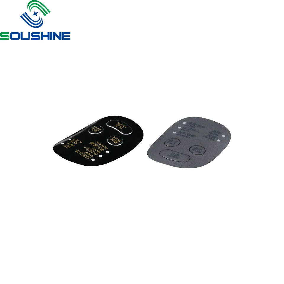 Decor plastic products injection in films IMD/IML control panel in mold decoration for Beauty Instrument