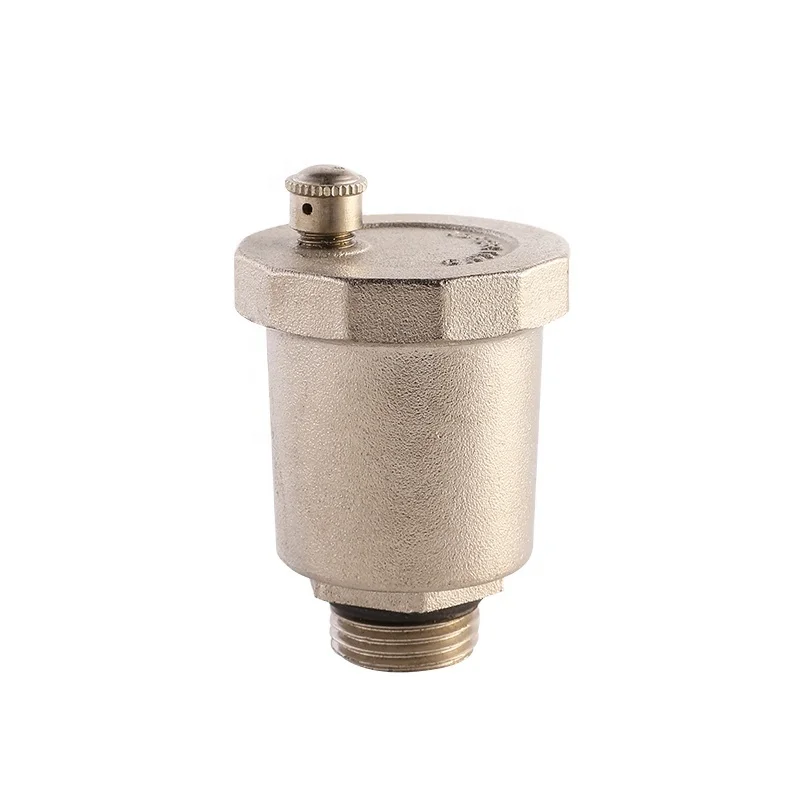 High Quality Nickel Plated Brass  Boiler Union  Air Vent Valve