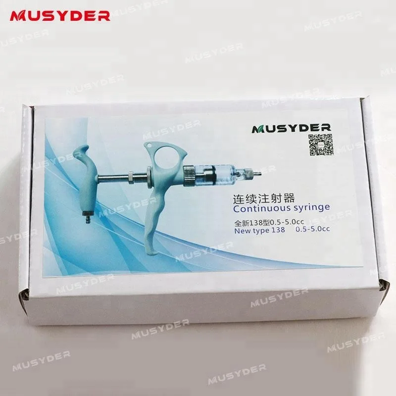 0.5ml Automatic Vaccination Medical Syringe Injector Medical Equipment Poultry Vaccine Syringe,diagnosis & Injection Continuous
