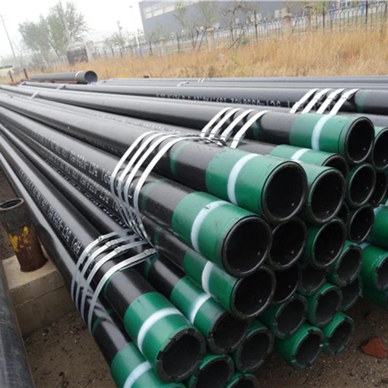 API 5CT Oil Field Supply Seamless Steel Pin x Box J55 K55 N80 L80 P110 EUE NUE BTC STC LTC  6.5 8 7 inch Oil Casing Pipe