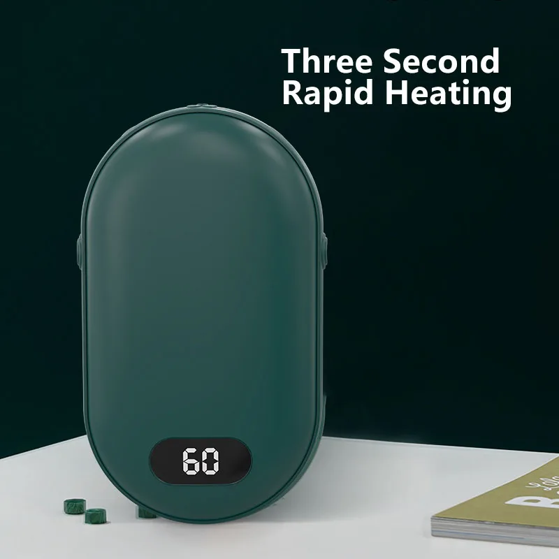 Q0 2400mah portable outdoor 10w 5v 2a mini hand warmer power banks