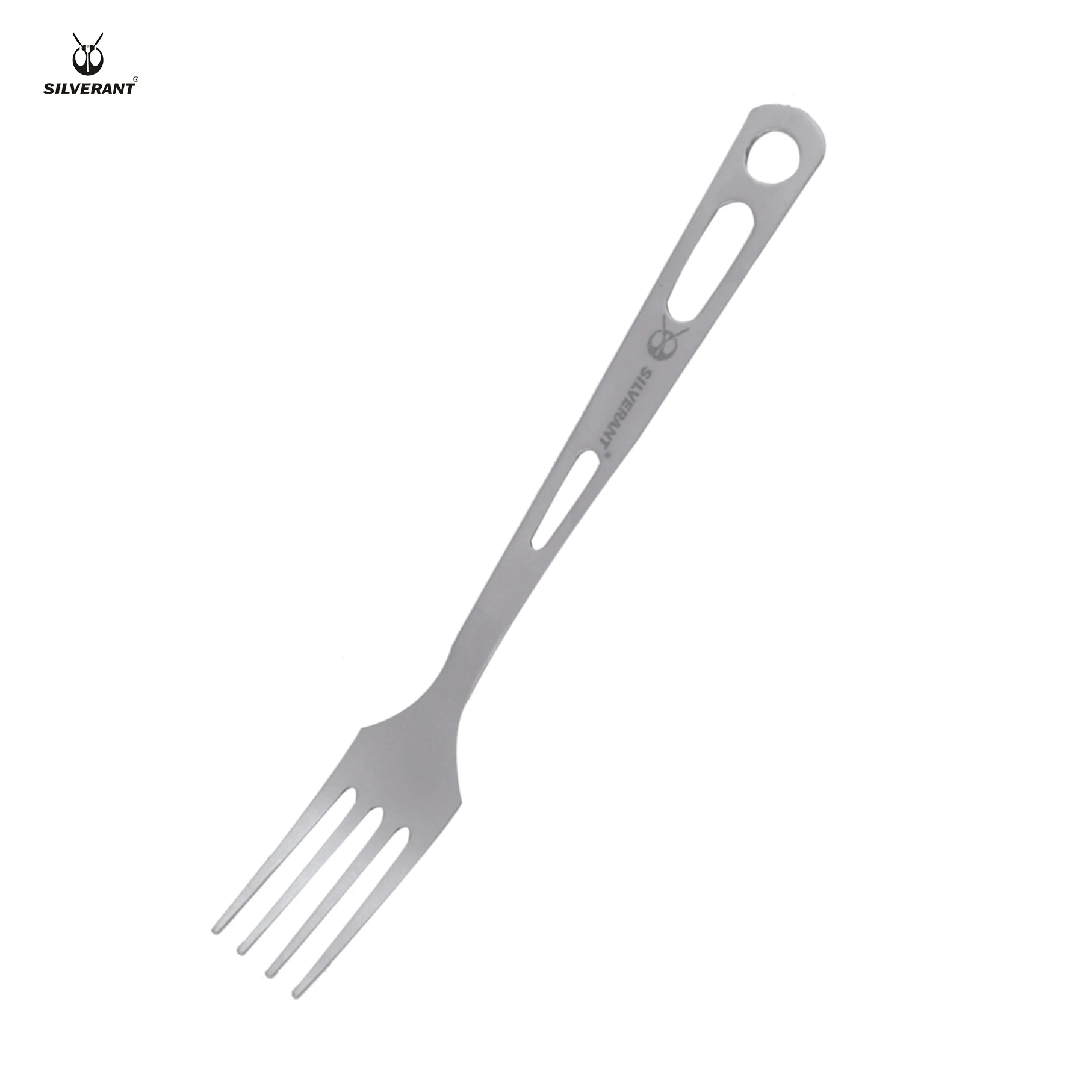 
Backpacker Camping with washable Bag titanium fork 