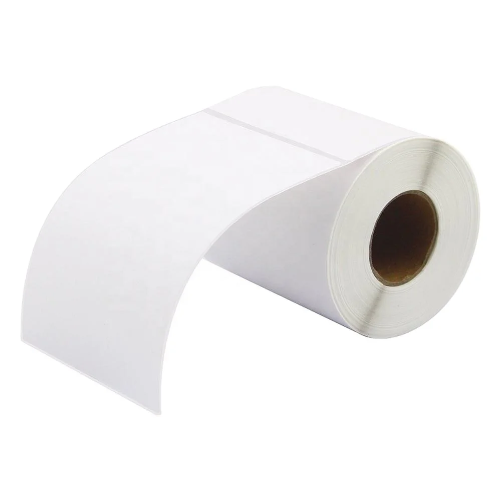 Manufacture and wholesale custom white barcode A6 thermal self-adhesive paper label