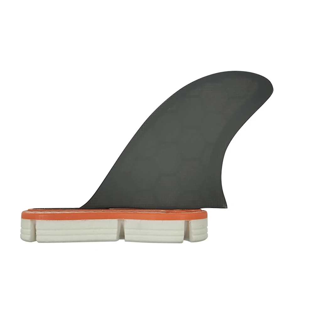 Custom Big Honeycomb Fiberglass Surfboard Fins Double Tabs 2 Base Surf Fins
