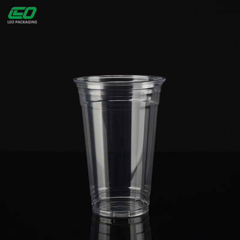 20oz/630ml drinking cups with dome lid juice plastic pet cups