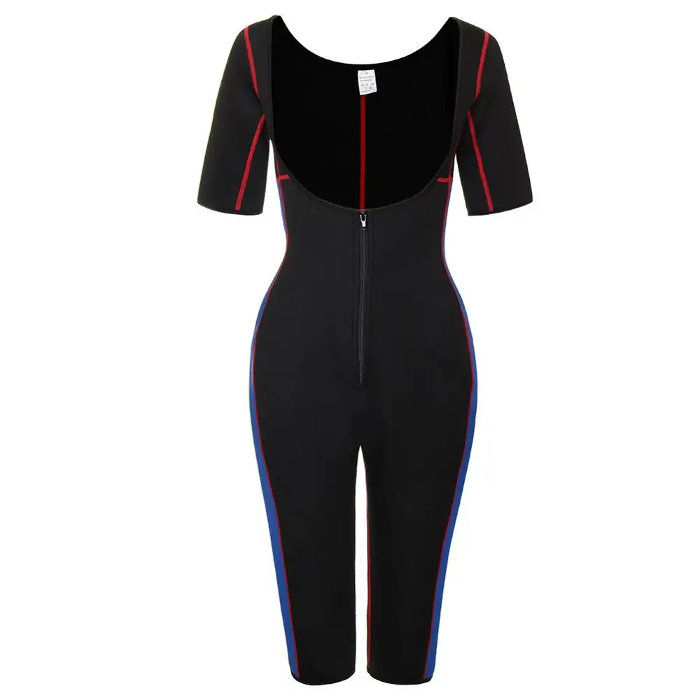 Sweat Slimming Neoprene Suit With Sleeves Body Shapers For Weight Loss