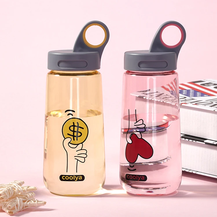 
Hot sell custom clear 450ml cheap price clear plastic drinking water bottles 