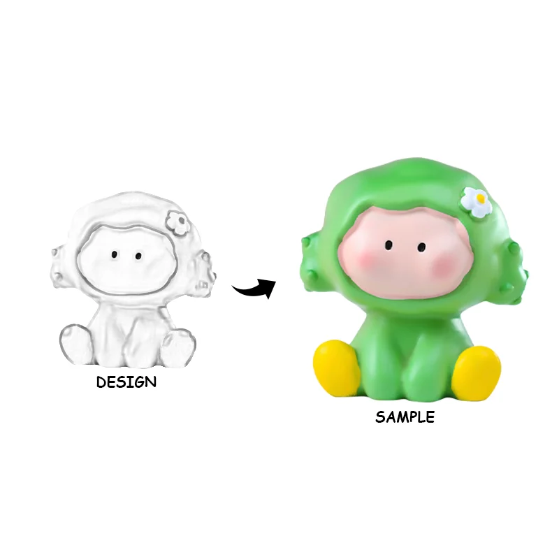 Factory Custom High Quality Blind Box Figure Toys Pvc Cartoon Doll Toy Figure Statues Anime Action Figure For Decoration