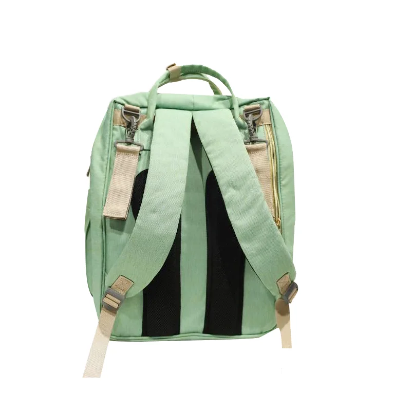 Wholesale Portable Waterproof Mummy Back Pack Large Capacity Mom Backpack Foldable Baby Bed Diaper