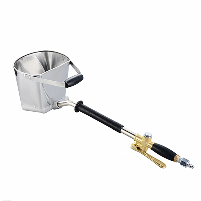 
Wall ceiling pneumatic concrete stucco plaster air pump 4 jet wall painting sping machine cement mortar spray gun hopper 