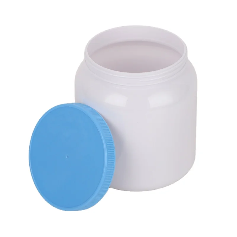 Wholesale custom 400g 680g 1kg  milk powder jar food grade Protein Powder packaging pet plastic jars with lids