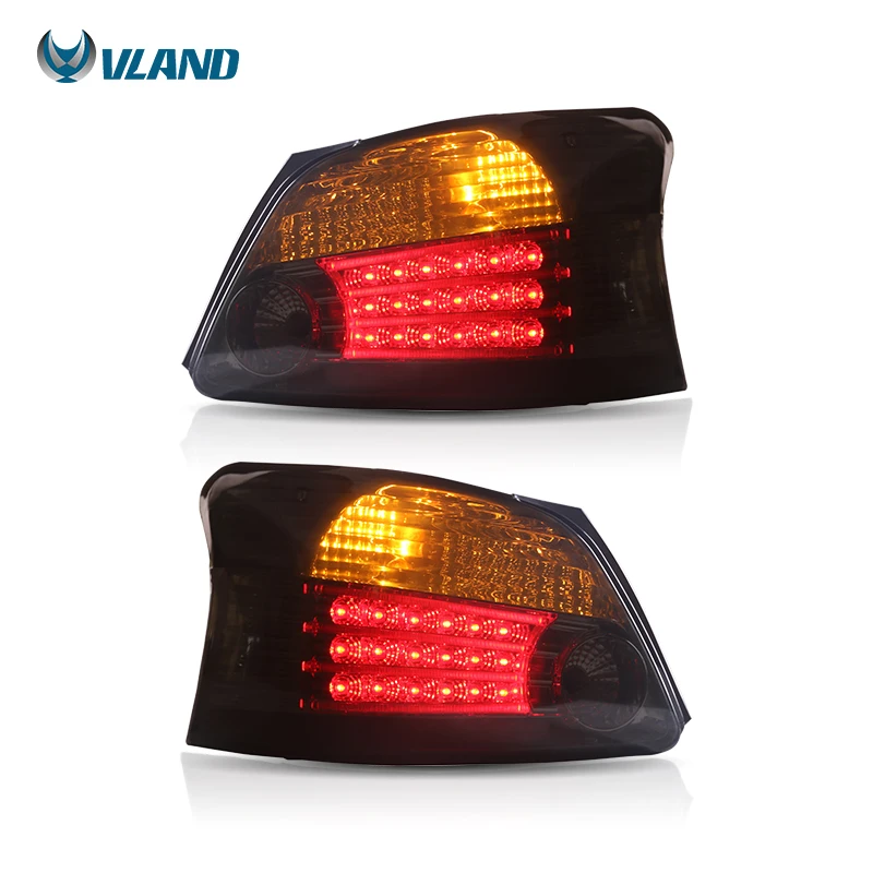 VLAND manufacturer for car lamp for VIOS taillight 2008-2013 tail lamp with moving signal +turn signal+DRL