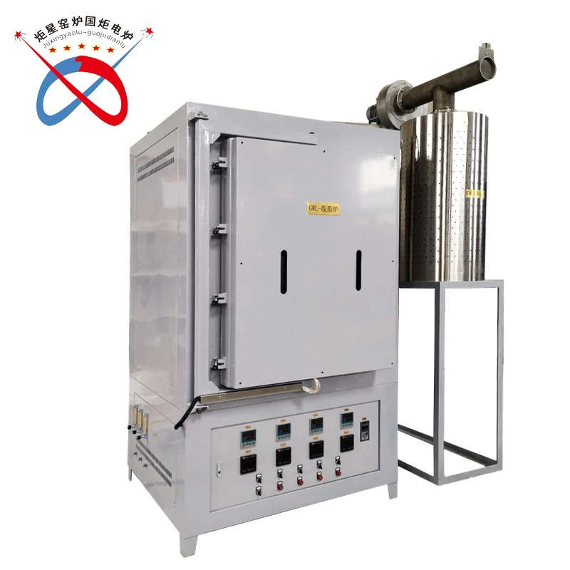 Metal forging degreasing treatment and heat treatment electric Degreasing furnace