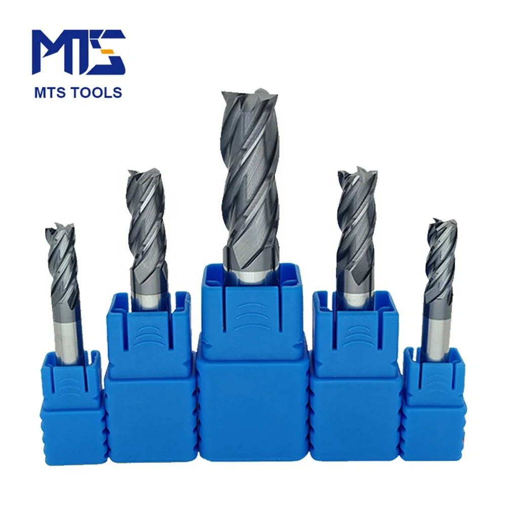 MTS 45HRC carbide end mill tool manufacturer with all kinds of size