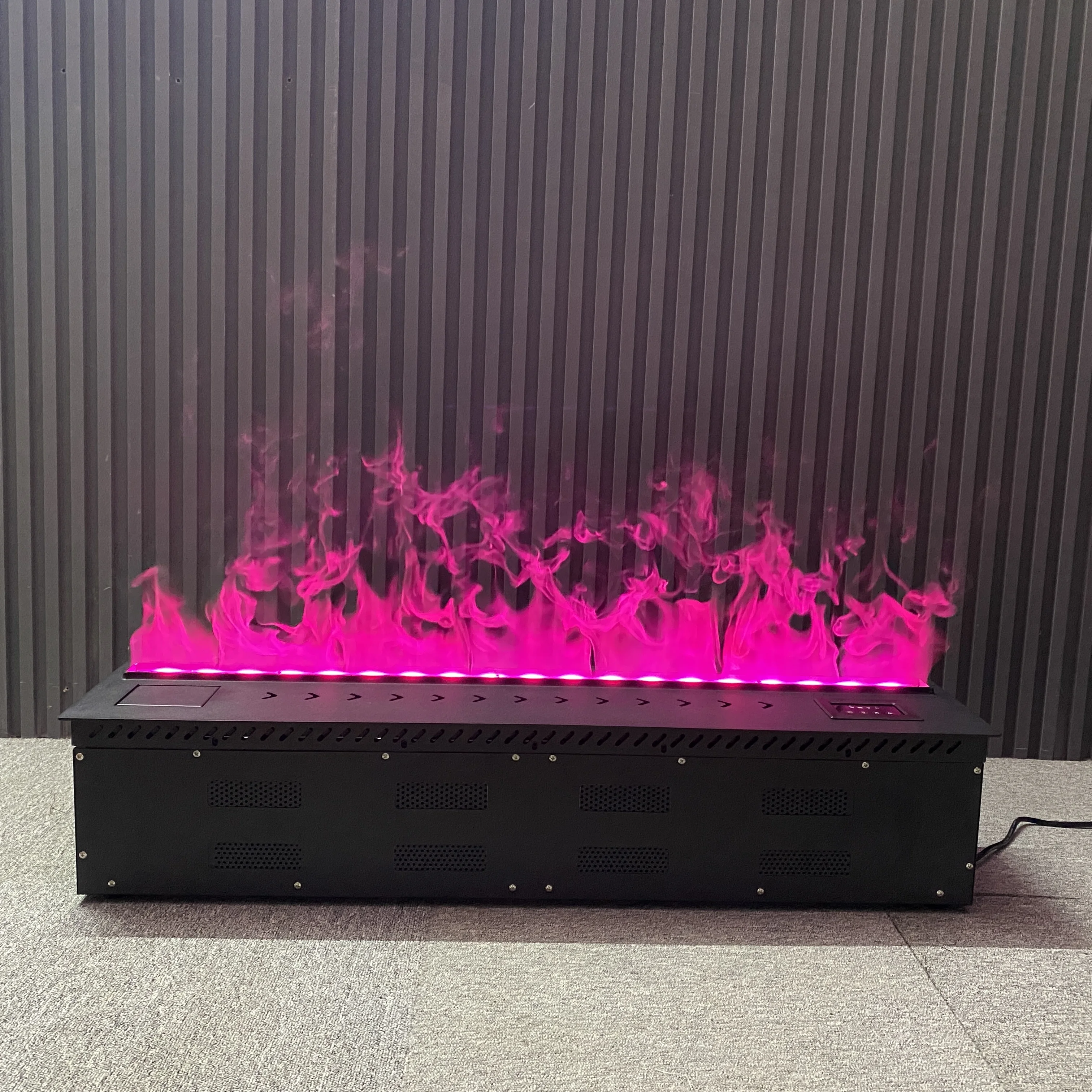 3D LED Flame Water Mist Fire Vapor Steam Electric Wall Fireplace 1000mm WOGUAN