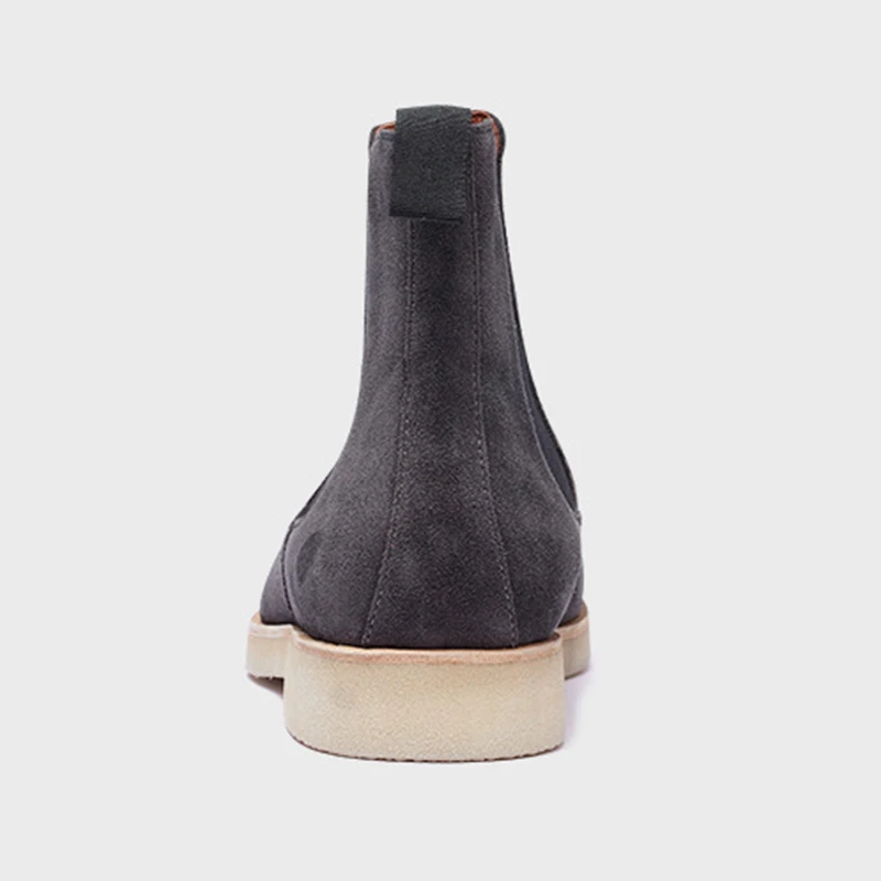 Wenzhou Factory  Pigskin Desert Chukka Boots Formal Leather Shoes GENUINE LEATHER Dress Shoes Chelsea Boots Men