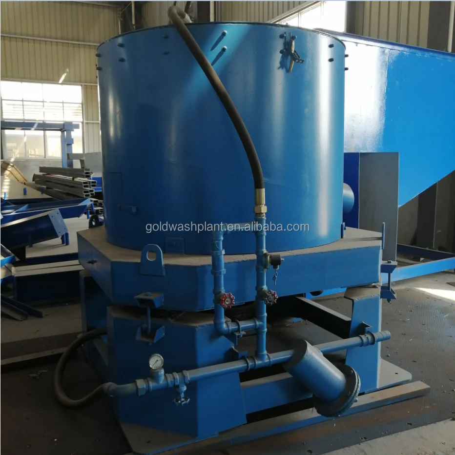 
China Gold Concentration Processing Blue Bowl Centrifugal Knelson Gold Washing extraction Mining equipment small scale gold 
