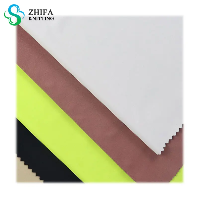 Zhifa Free Sample Custom 85 Polyester 15 Spandex Jersey Warp Knitted Matte Swimwear Underwear Fabric