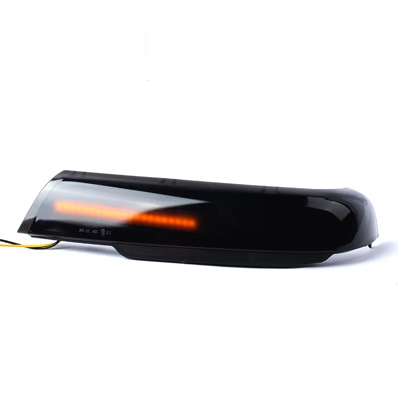 ADT Side Mirror Turn Signal Indicator Dynamic Sequential Smoked LED Light Amber Color For Touareg 7L 2003-2006