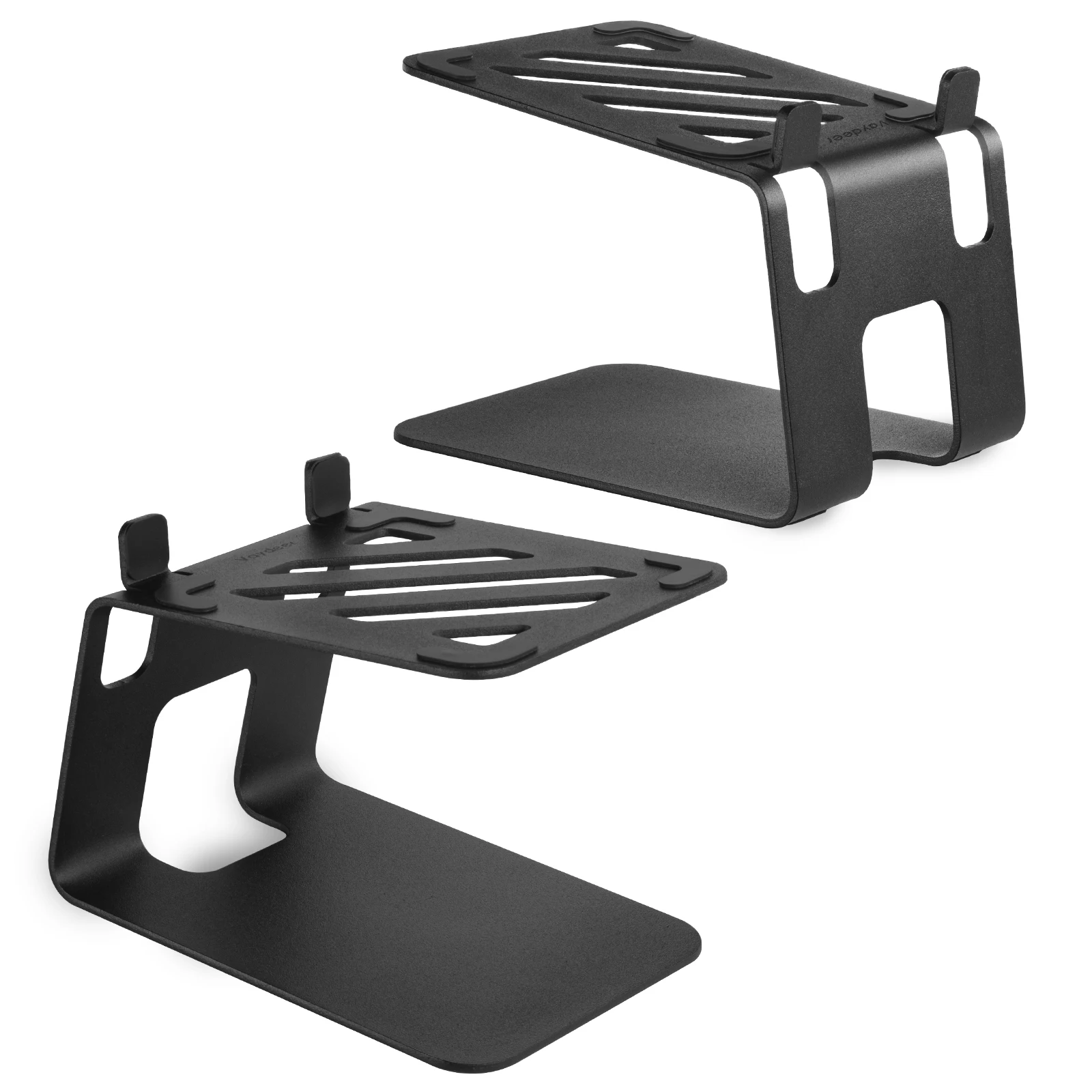 Vaydeer Metal Desktop Audio Stand 1 Pair Special Incline Design Professional Desktop Speaker Stand