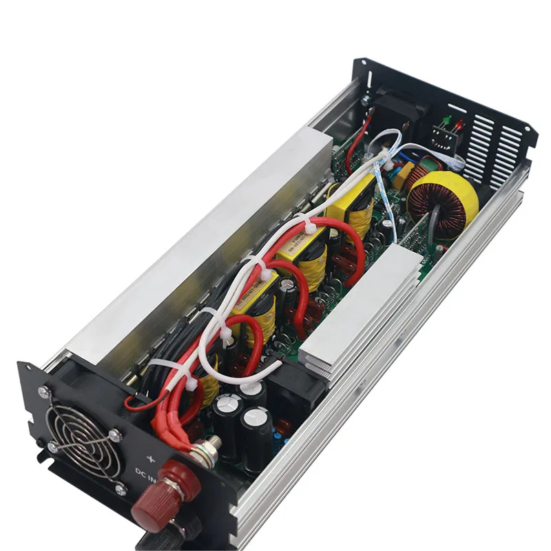 Off Grid Single Phase Pure Sine Wave Power Inverter Inversor 2000W DC 12 24 Volt To AC 110 220 Volt 2KW Power Inverter