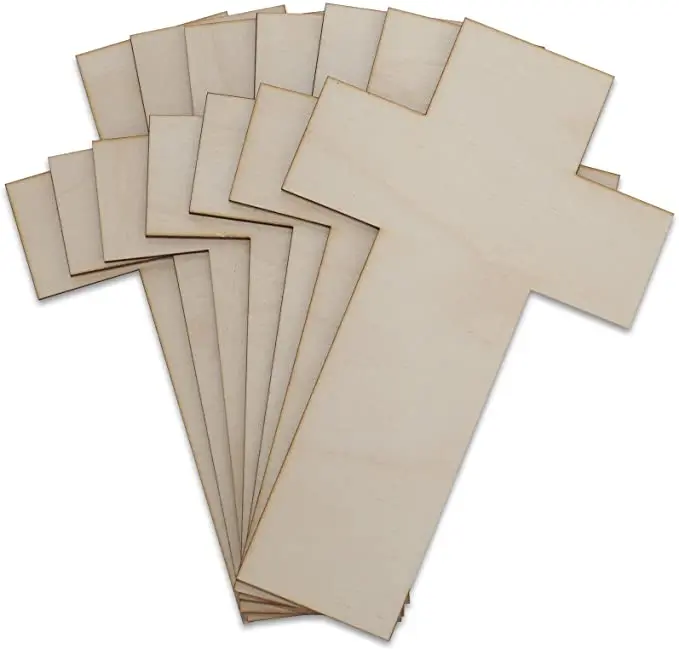 Customized Good Quality Hanging Decor-faith Designed Wood Cross farmhouse decor