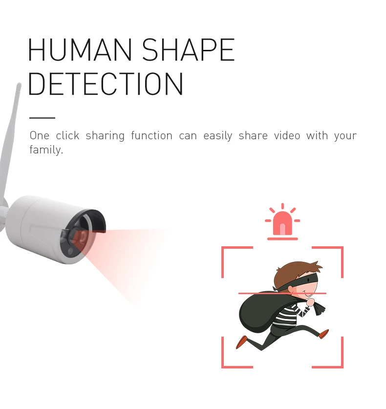  Joareon 4 канала Tuya NVR Wi-Fi система безопасности камера 2MP ip-камера видеонаблюдения с поддержкой Wi-Bullet 4ch Беспроводной
