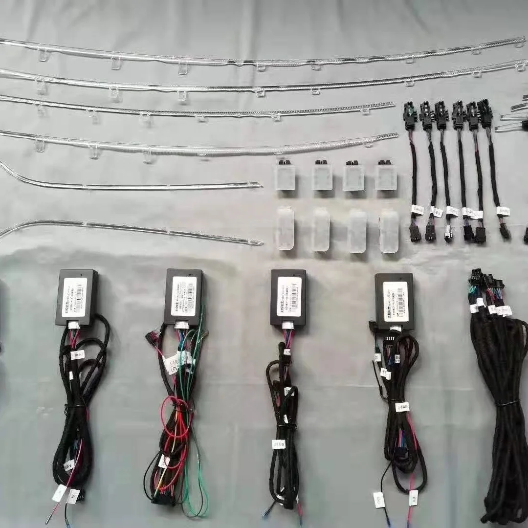 16/32/64 Color RGB Strip Light Car Interior Lights Car Ambient Light For Audi A6 C7 2012-2018