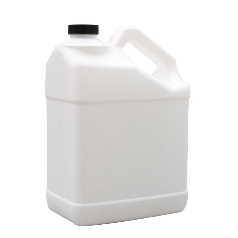 Food Grade 1 Gallon White Chemical Bottle Plastic Bucket With Lid