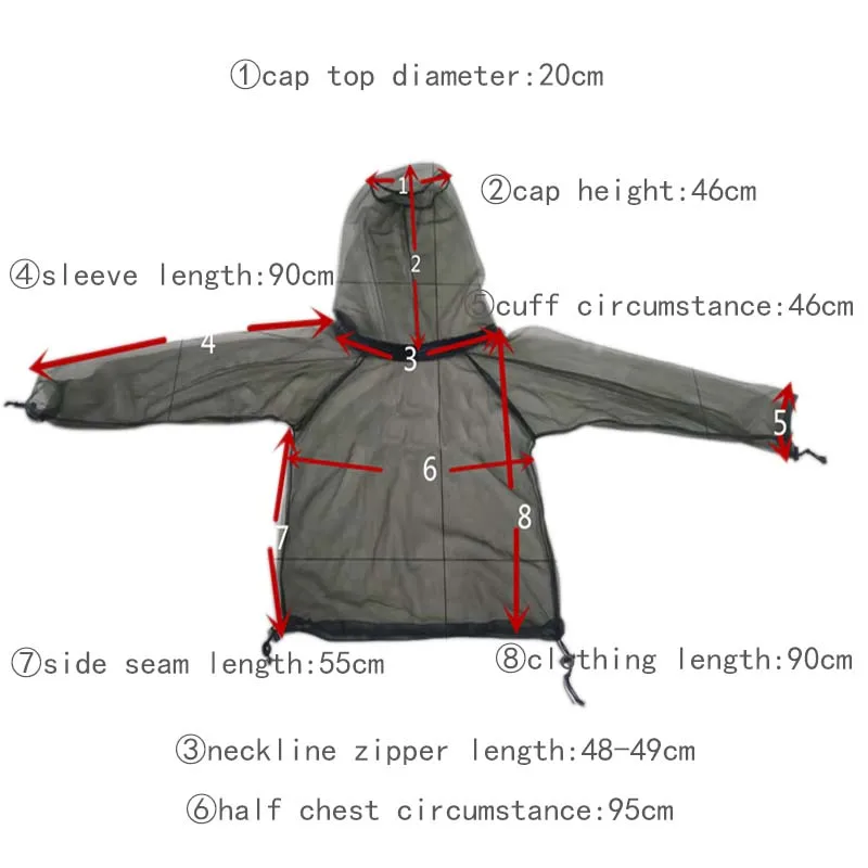 Wholesale Outdoor Camping Fishing Mosquito Repellent Suit Clothes Pants Sunscreen Clothing Set Whole Body